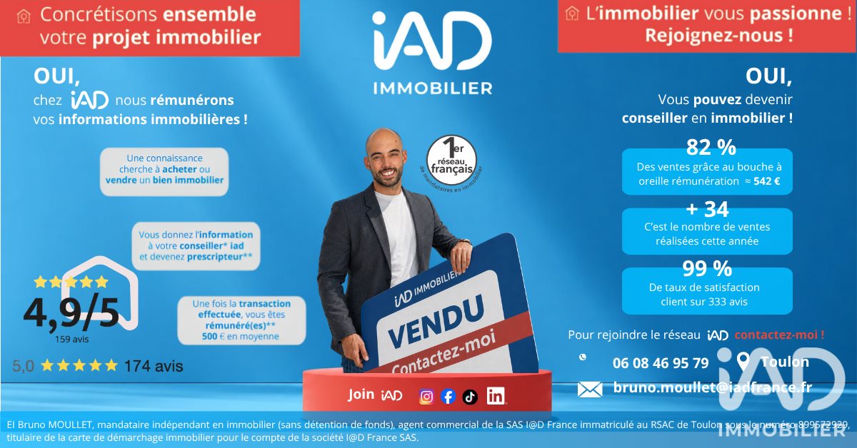 Appartement à vendre, 65m², Toulon