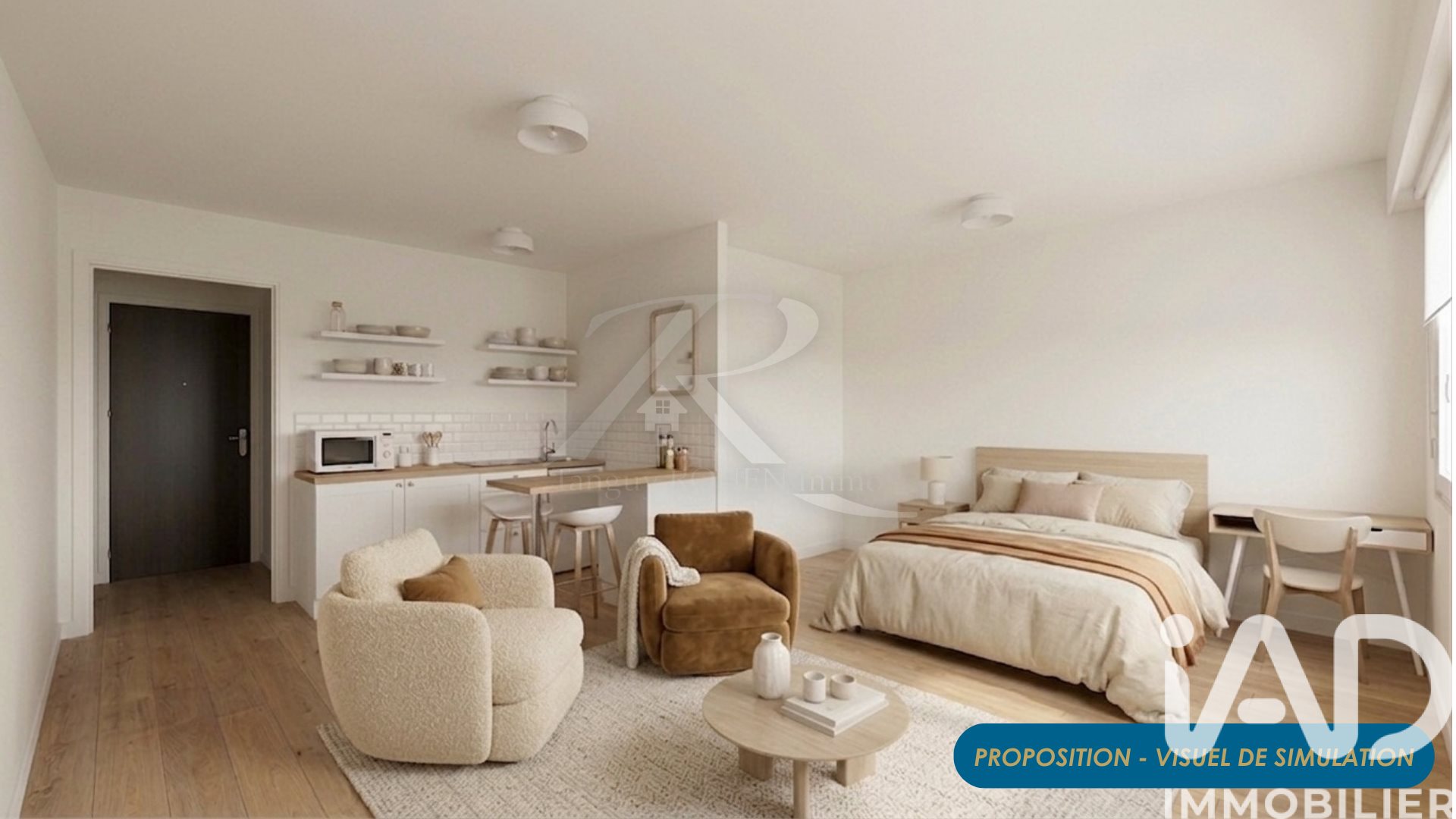 Appartement à vendre, 28m², Caen