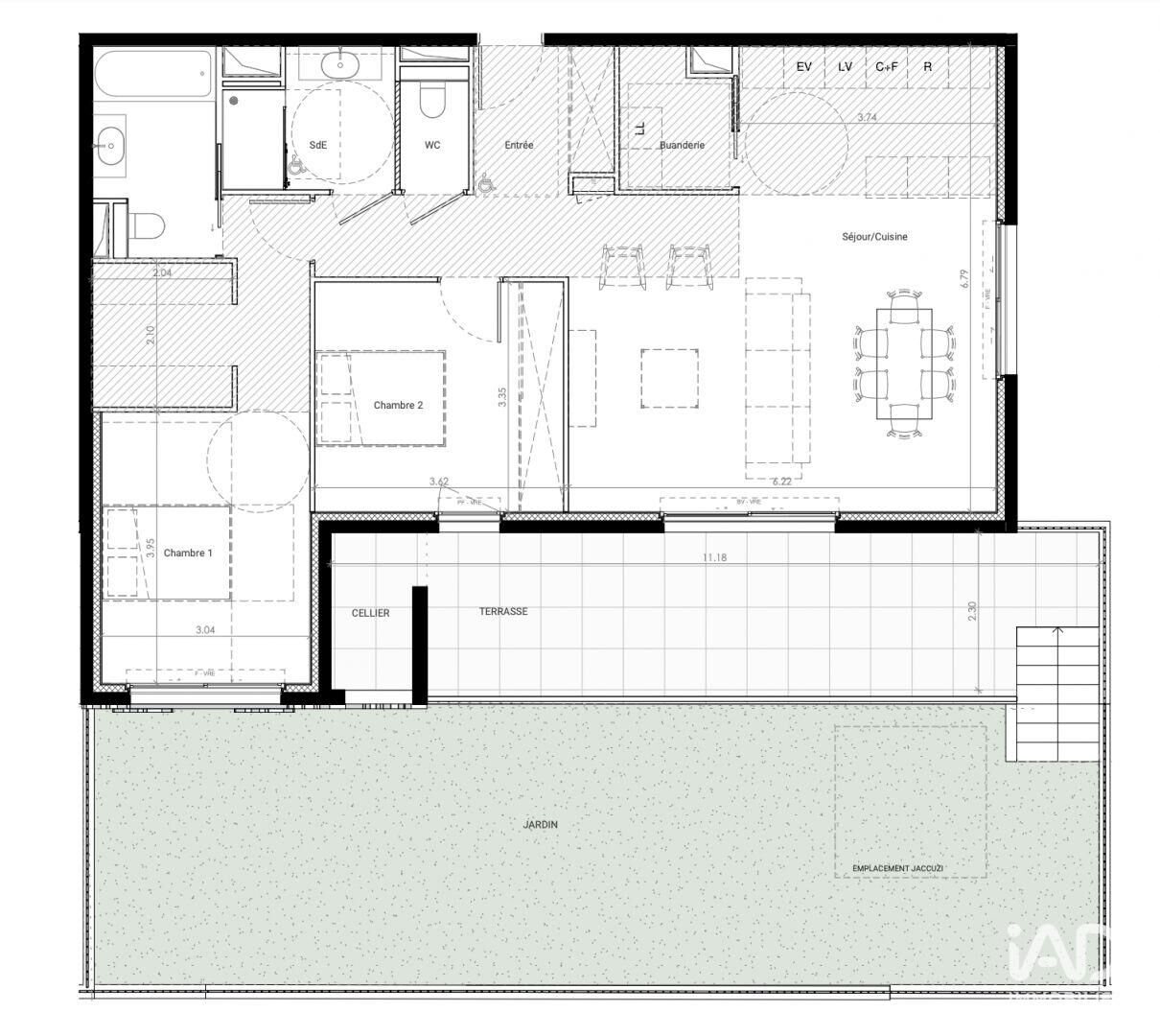 Appartement à vendre, 92m², Baillargues