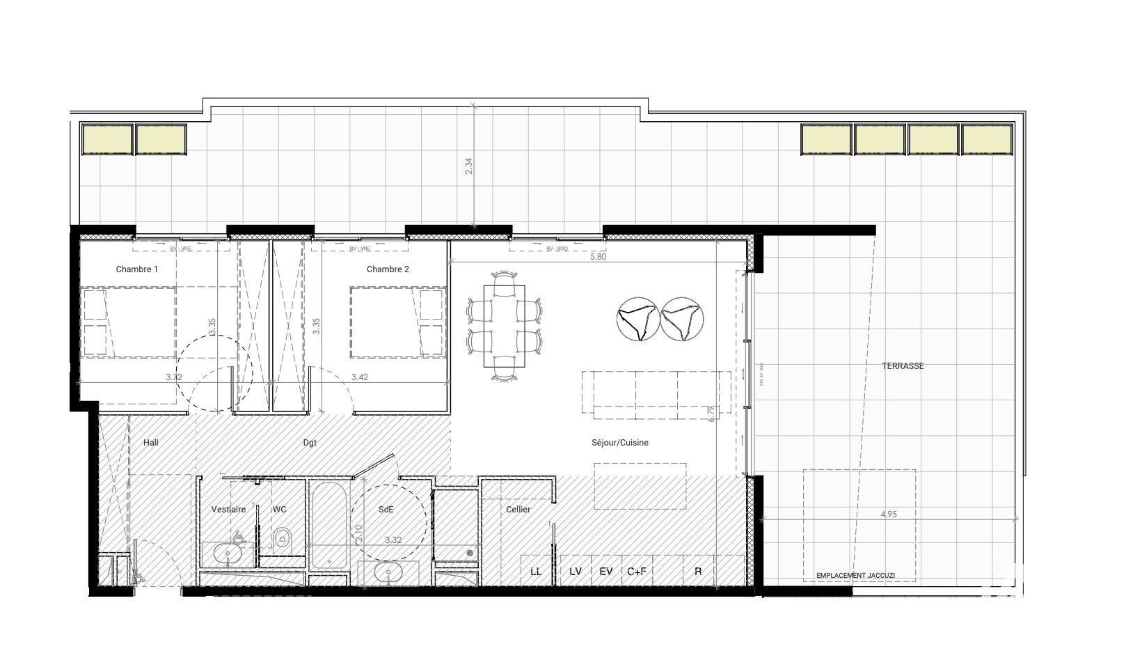 Appartement à vendre, 83m², Baillargues