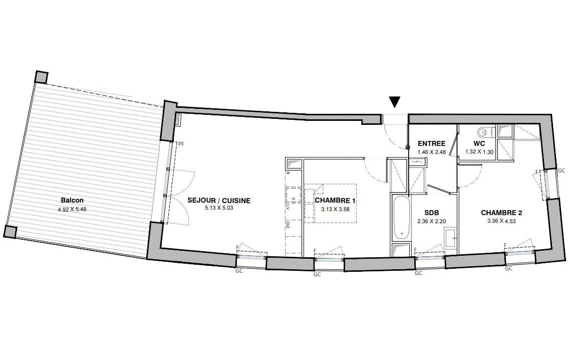 Appartement à vendre, 65m², Montpellier