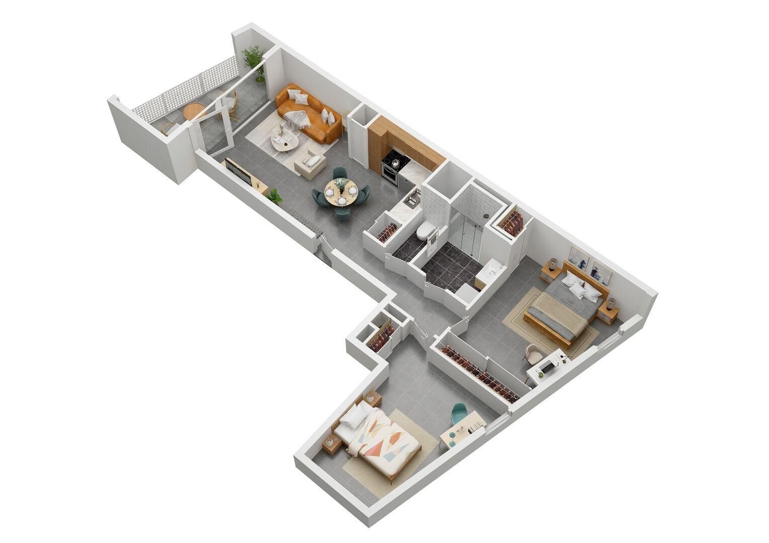 Appartement à vendre, 63m², Rennes