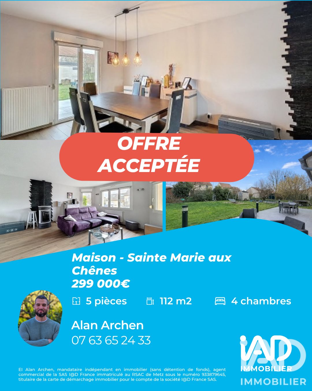 Maison à vendre, 112m², Sainte-Marie-aux-Chênes