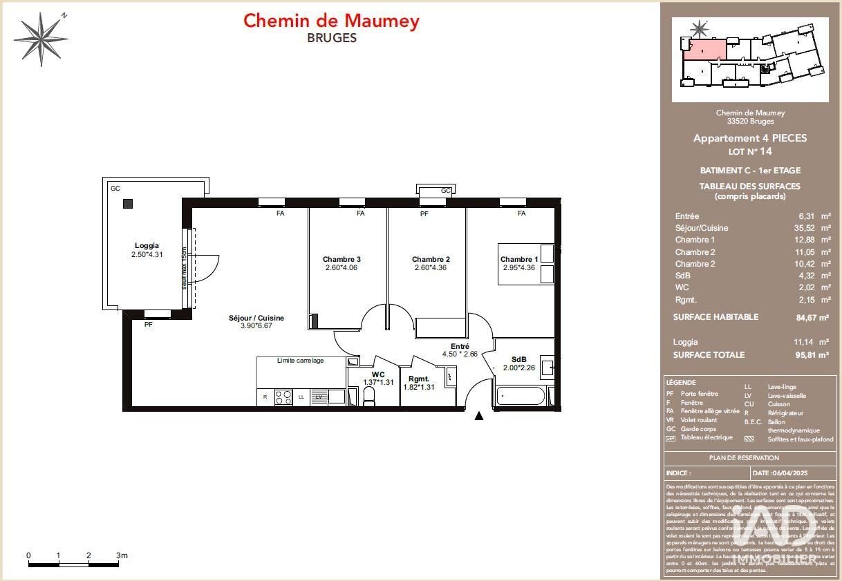 Appartement à vendre, 84m², Bruges