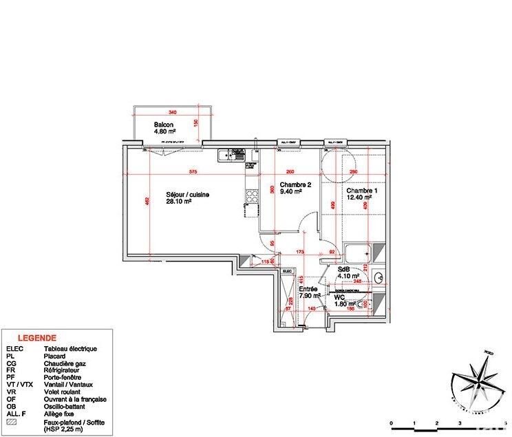 Appartement à vendre, 63m², Saint-Martin-Boulogne