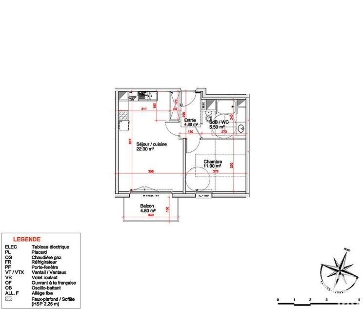 Appartement à vendre, 44m², Saint-Martin-Boulogne