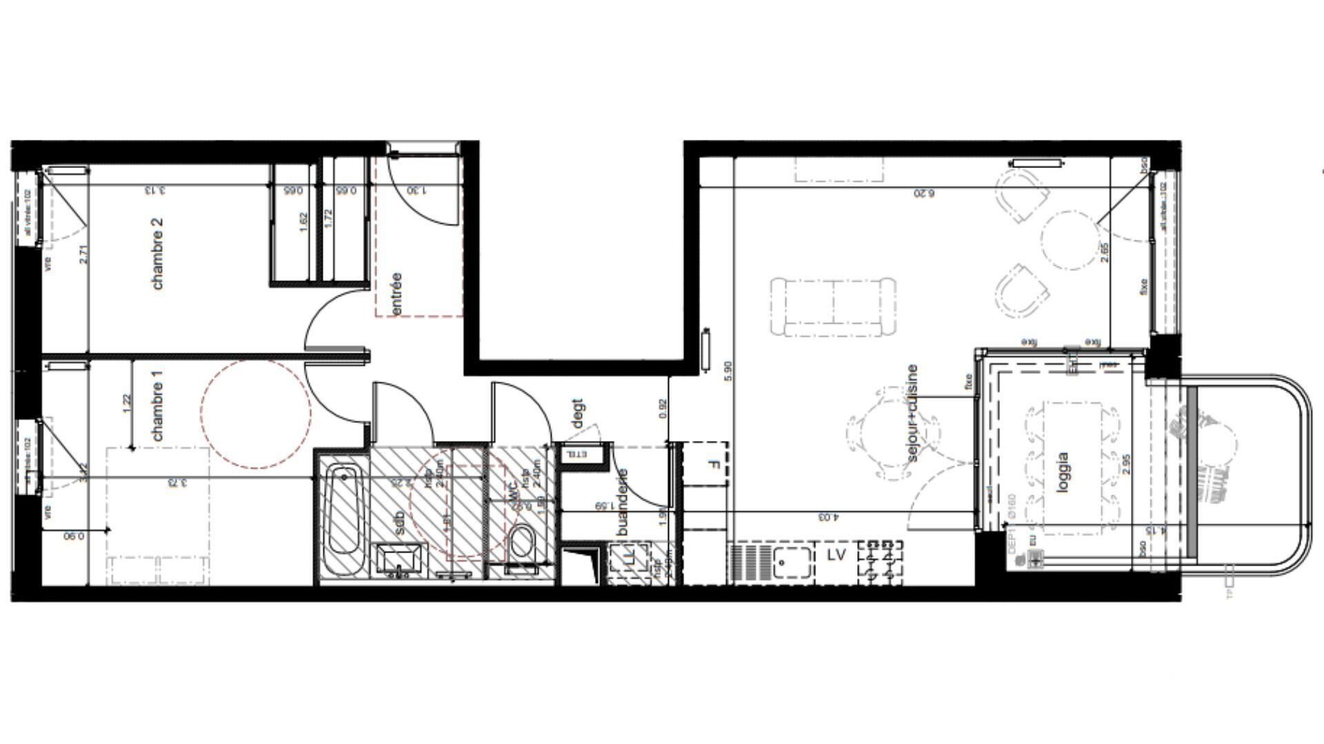 Appartement à vendre, 69m², Annecy
