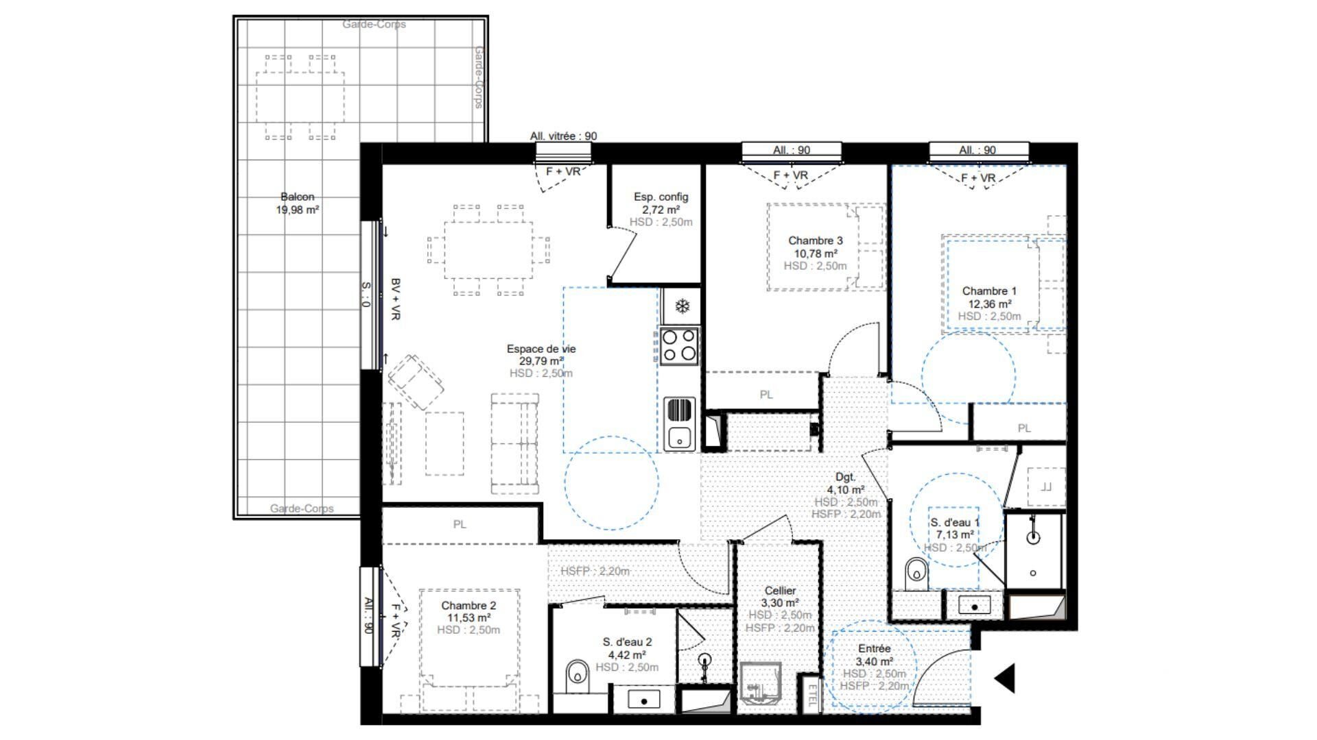 Appartement à vendre, 90m², Challes-les-Eaux