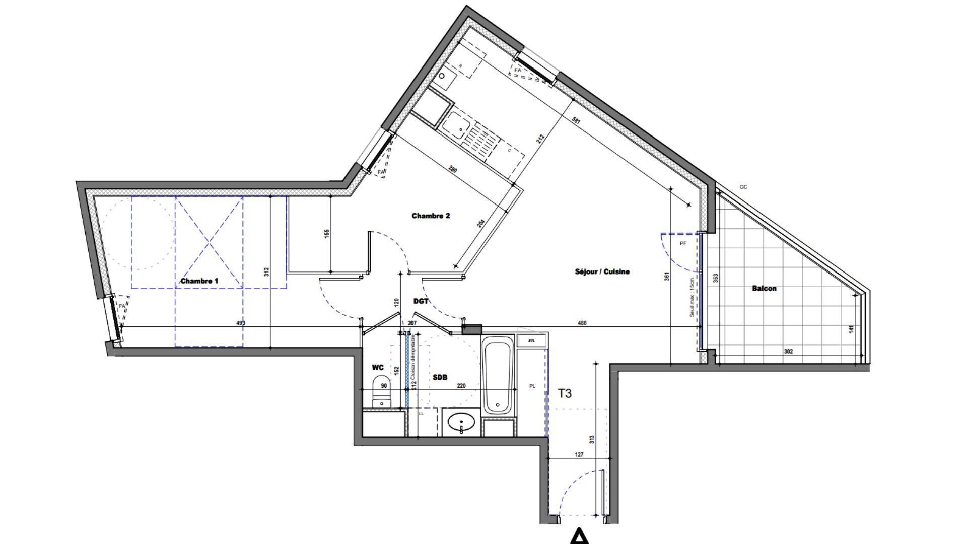 Appartement à vendre, 61m², Tassin-la-Demi-Lune