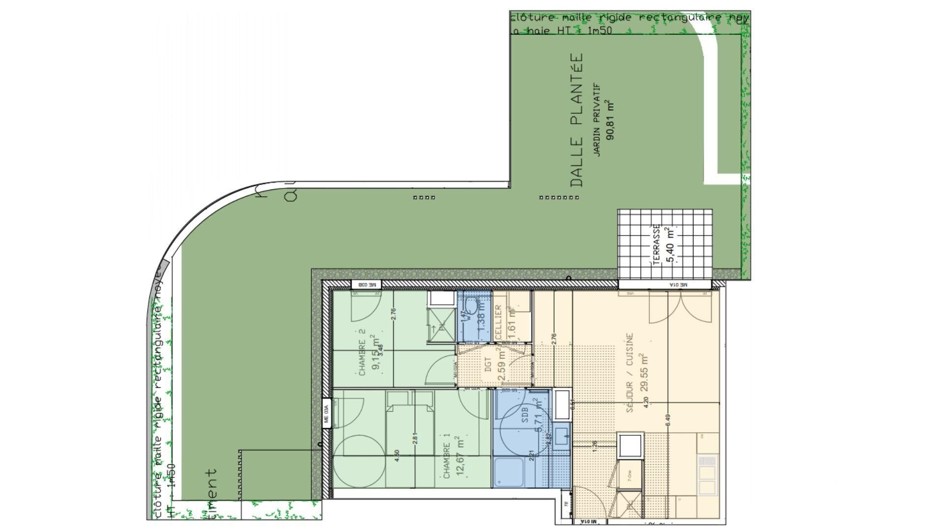 Appartement à vendre, 63m², Bormes-les-Mimosas
