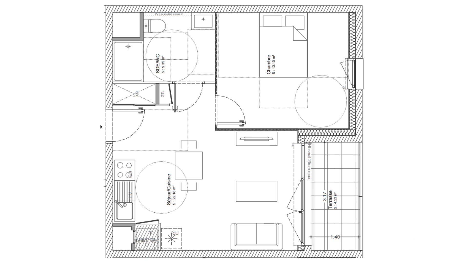 Appartement à vendre, 41m², Cournon-d'Auvergne