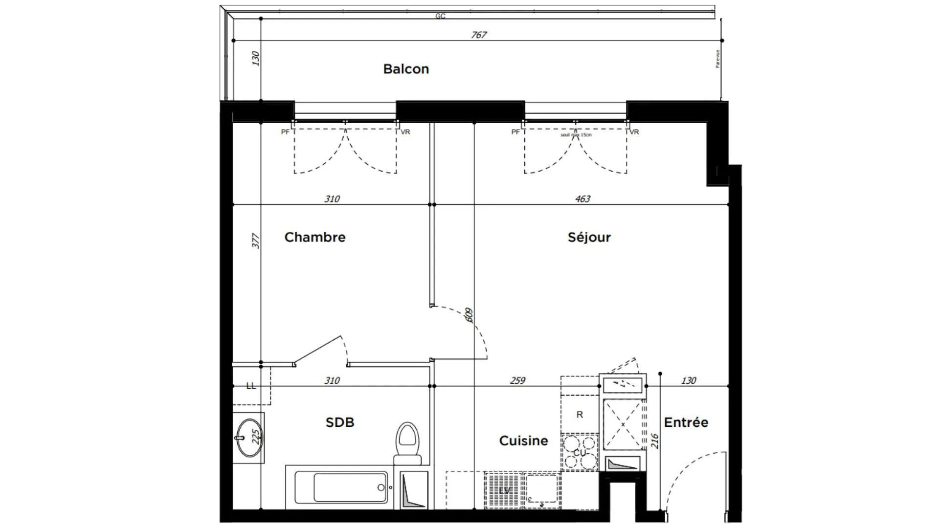 Appartement à vendre, 45m², Fontenay-aux-Roses