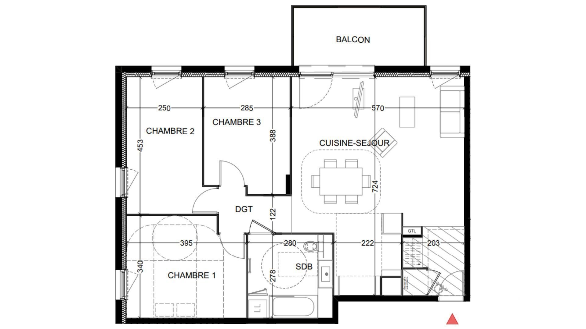 Appartement à vendre, 83m², Sourcieux-les-Mines