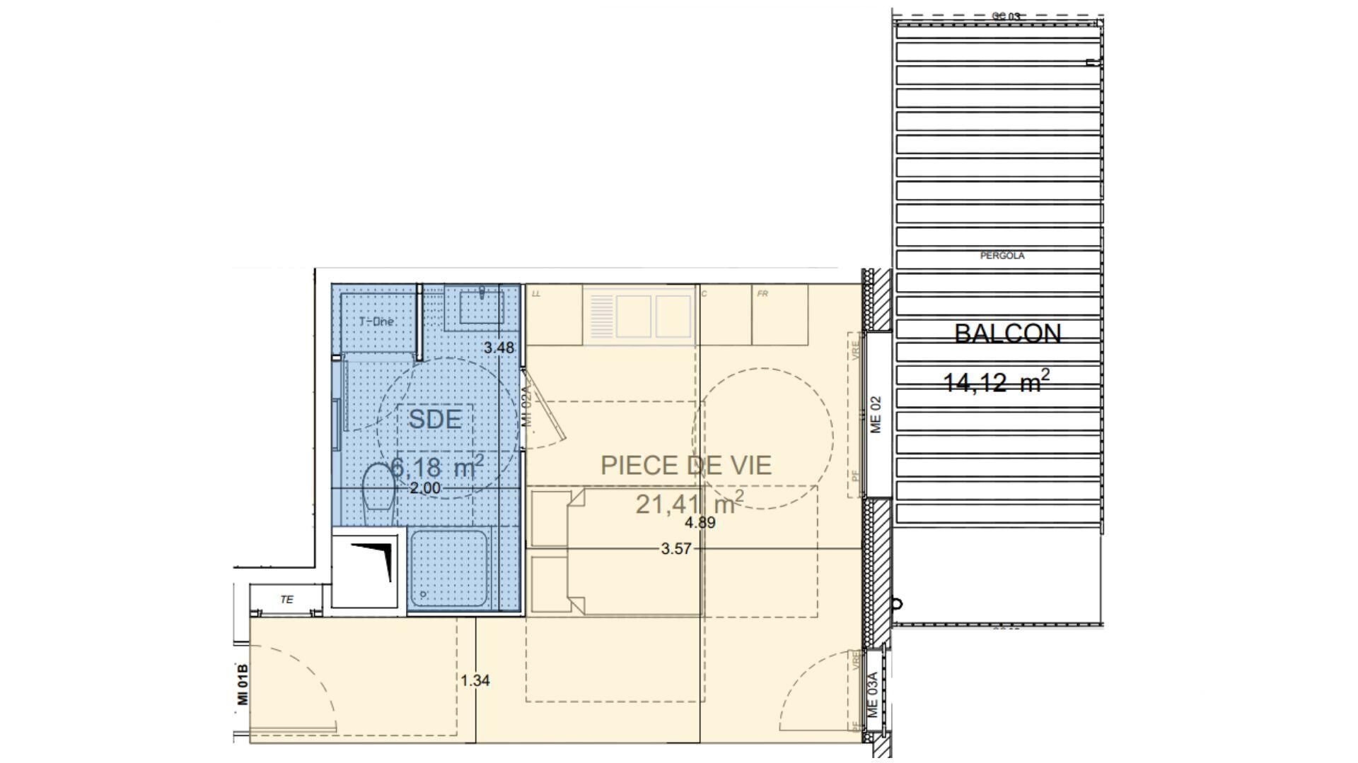 Appartement à vendre, 28m², Bormes-les-Mimosas