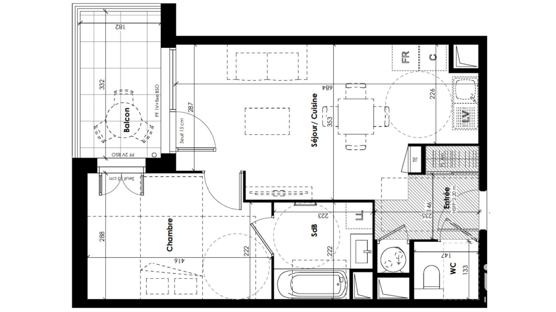 Appartement à vendre, 43m², Sainte-Foy-lès-Lyon
