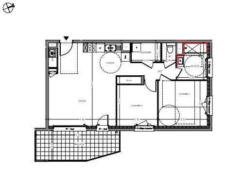 Appartement à vendre, 65m², Sassenage