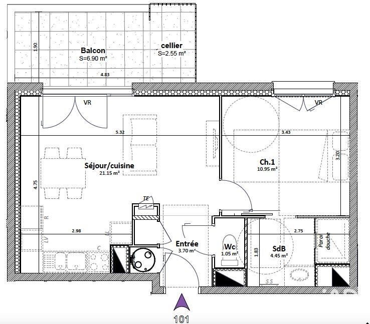Appartement à vendre, 42m², Goncelin