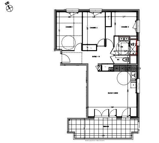 Appartement à vendre, 77m², Moirans