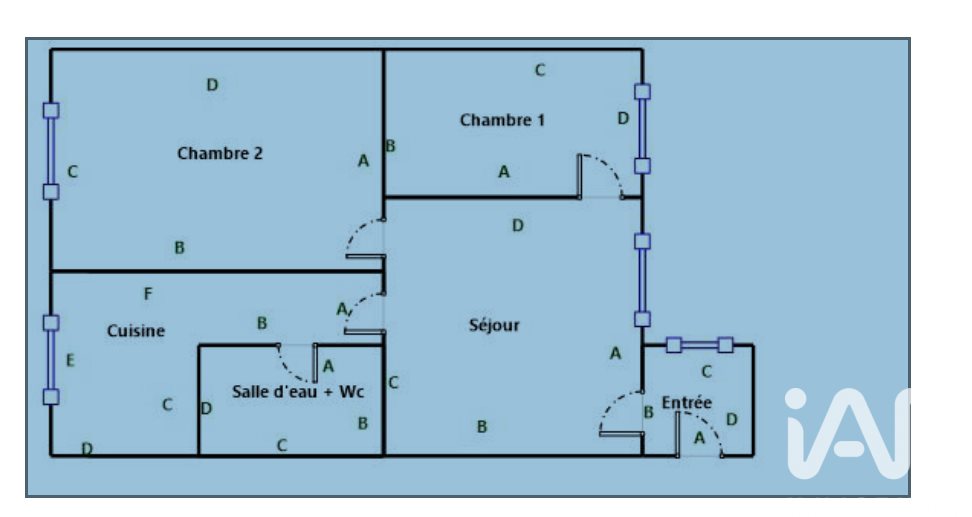 Appartement à vendre, 35m², Clichy