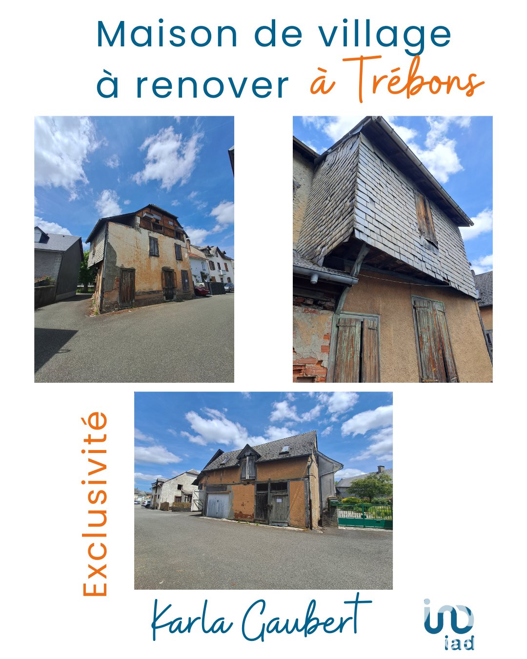 Maison à vendre, 250m², Trébons