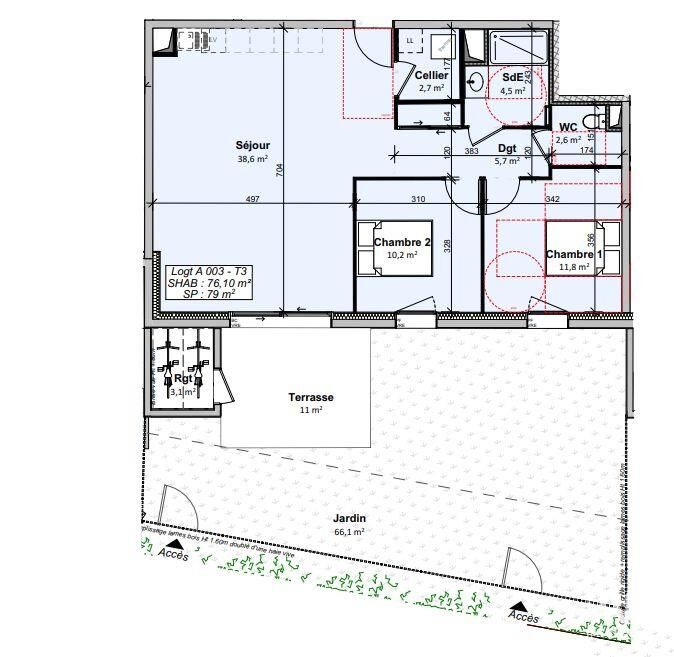 Appartement à vendre, 76m², Givrand
