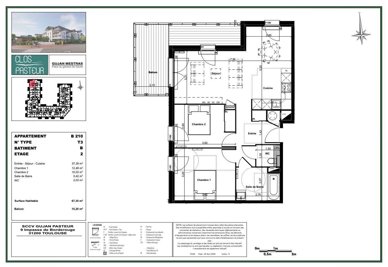 Appartement à vendre, 67m², Gujan-Mestras
