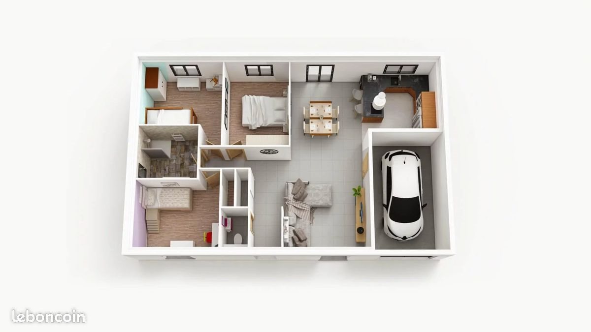 Maison à vendre, 85m², Lhommaizé