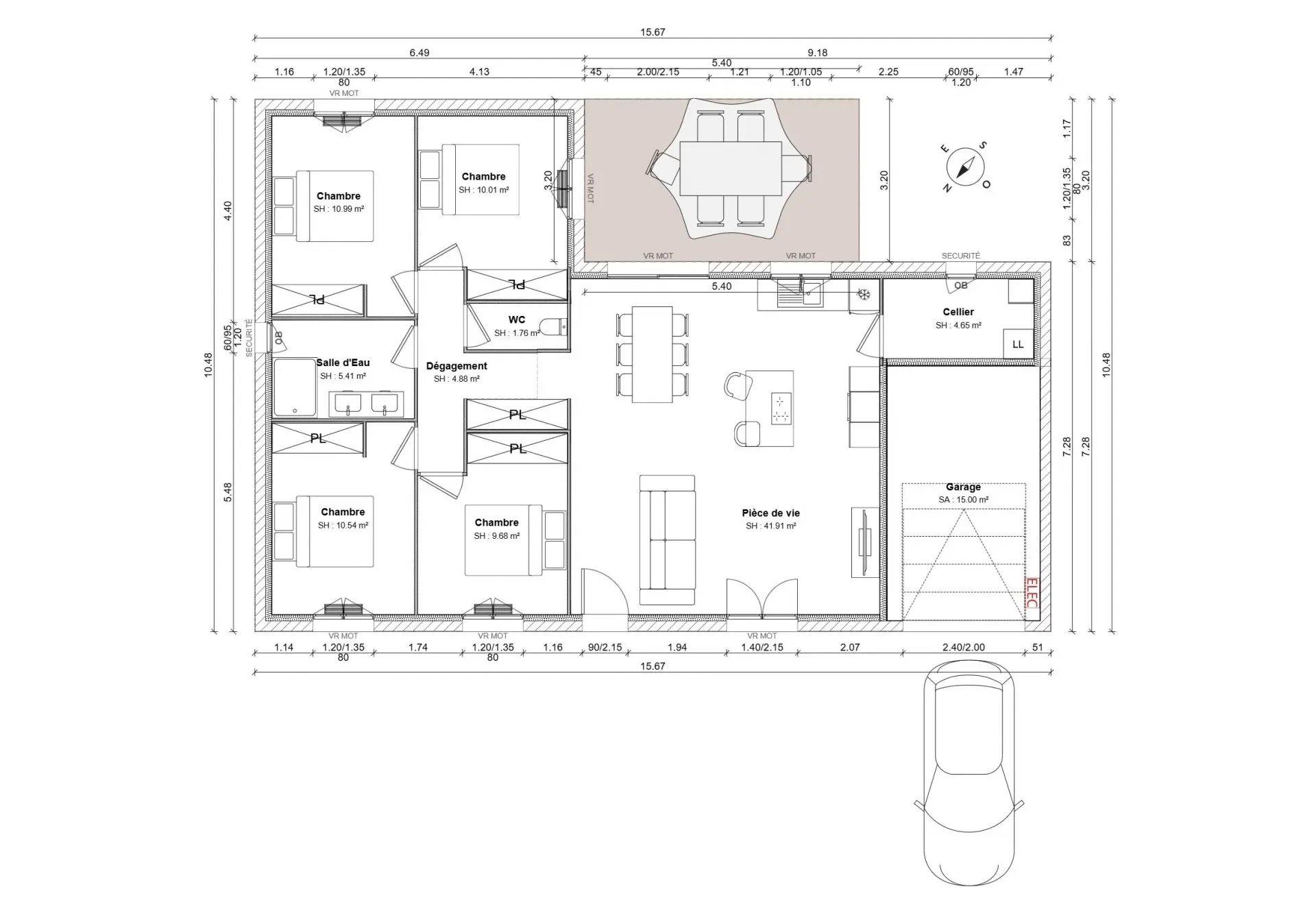 Maison à vendre, 100m², Mignaloux-Beauvoir
