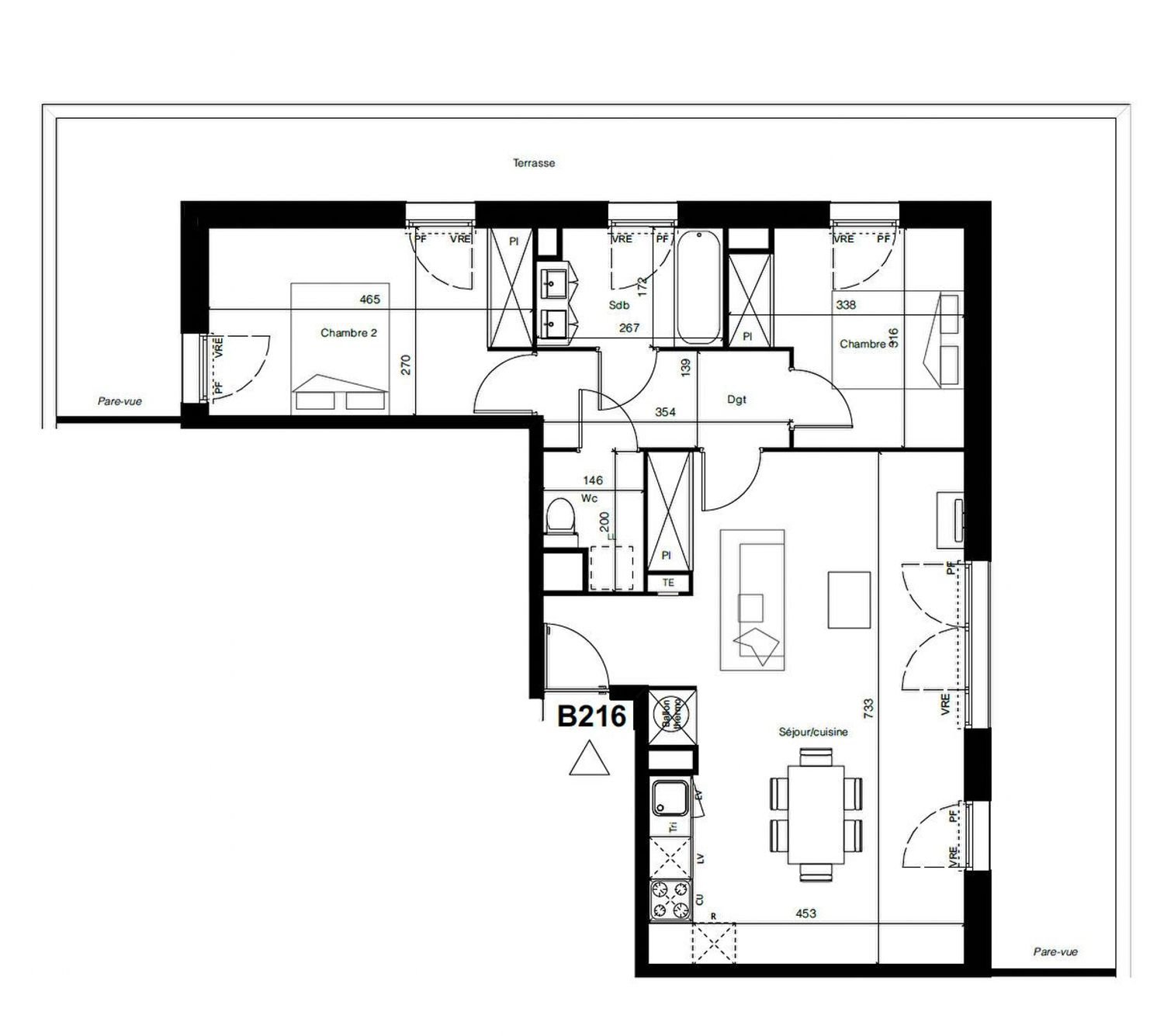 Appartement à vendre, 68m², Tournefeuille