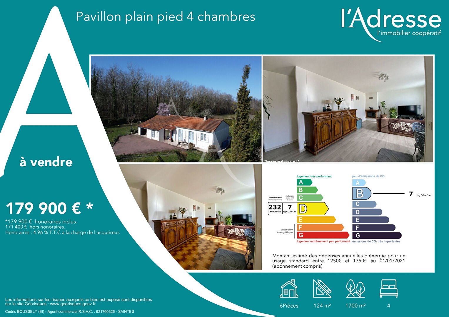 Maison à vendre, 124m², Avy