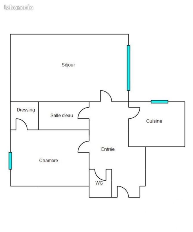 Appartement à vendre, 42m², Vaux-sur-Seine
