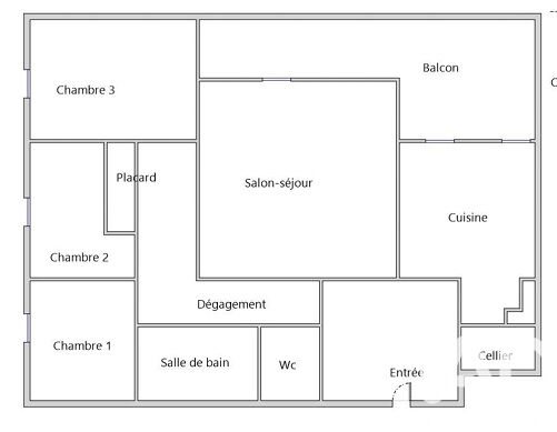 Appartement à vendre, 79m², Mantes-la-Jolie