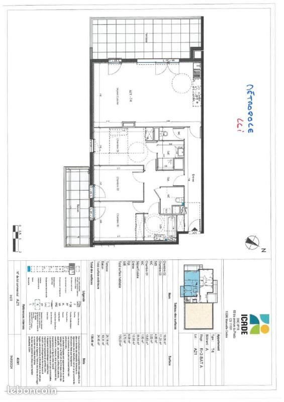 Appartement à louer, 106m², Saint-Chamas