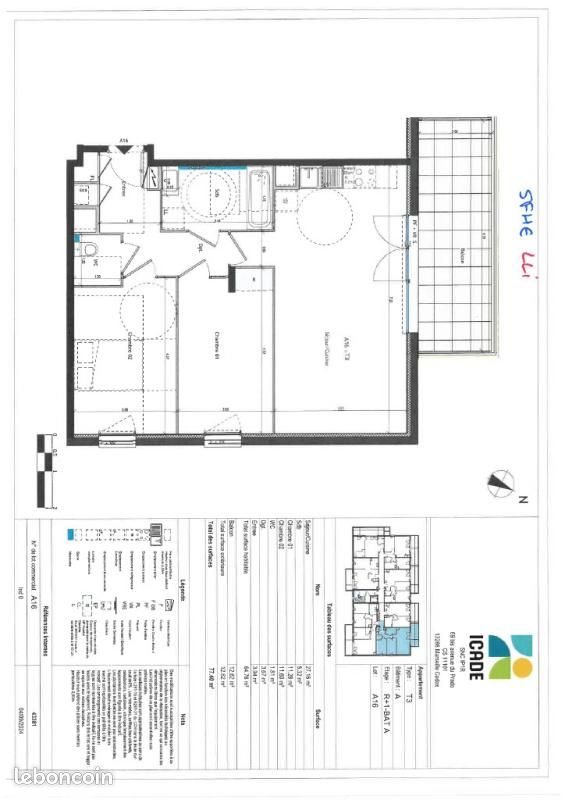 Appartement à louer, 65m², Saint-Chamas