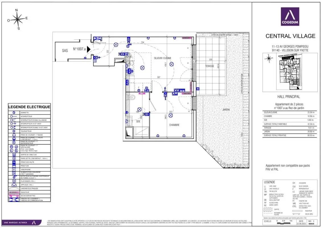 Appartement à louer, 42m², Villebon-sur-Yvette