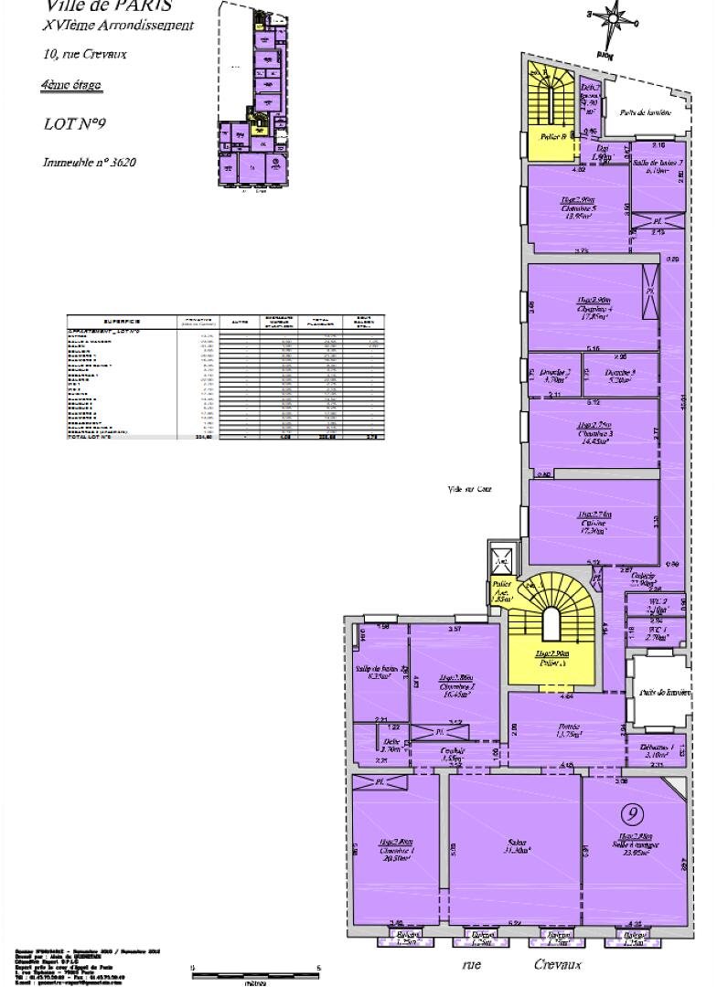 Appartement à louer, 234m², Paris 16ème