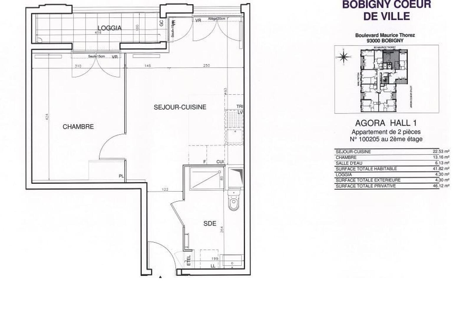 Appartement à louer, 41m², Bobigny