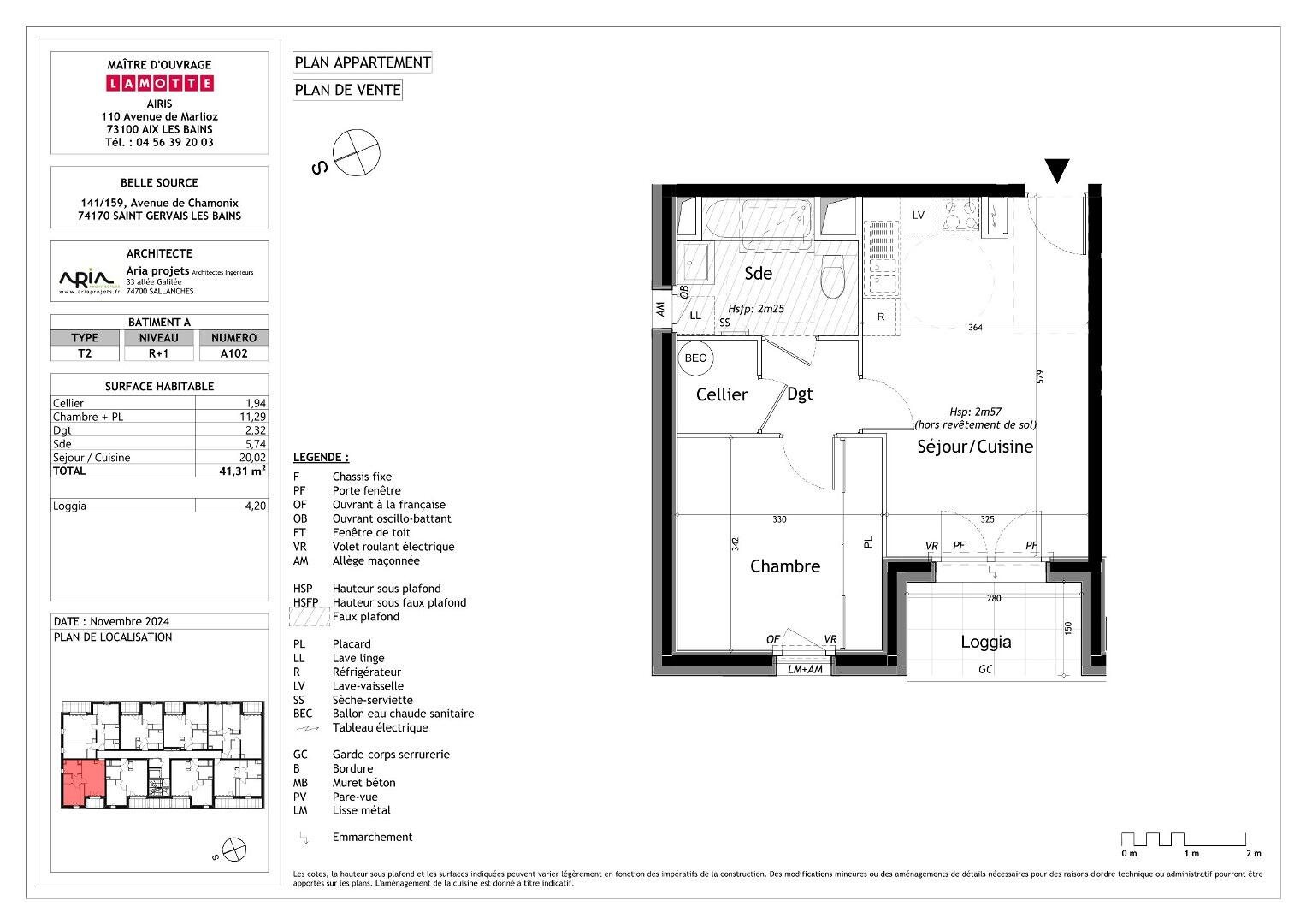 Appartement à louer, 41m², Saint-Gervais-les-Bains
