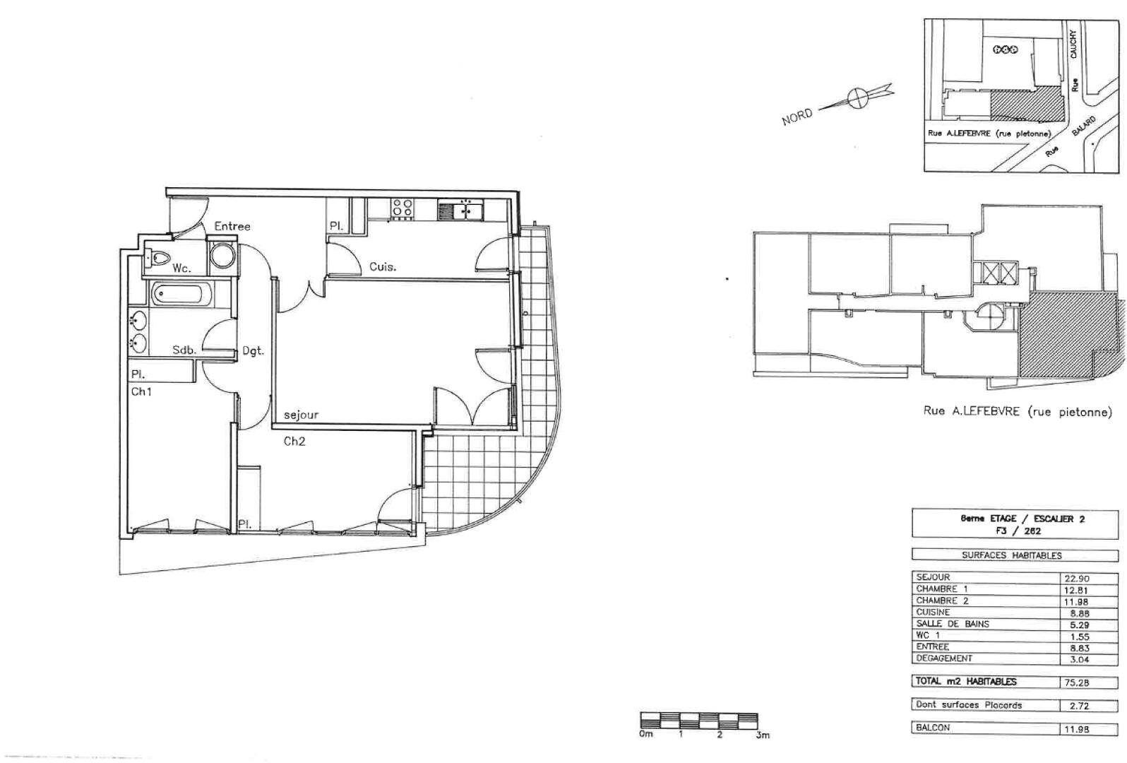 Appartement à louer, 75m², Paris 15ème