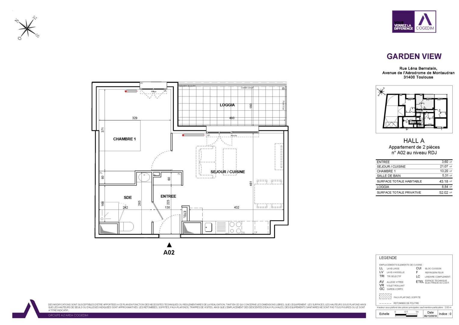 Appartement à louer, 42m², Toulouse