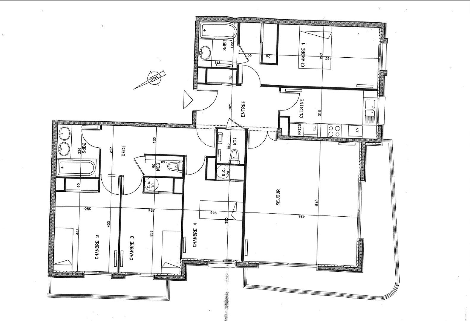 Appartement à louer, 109m², Meudon
