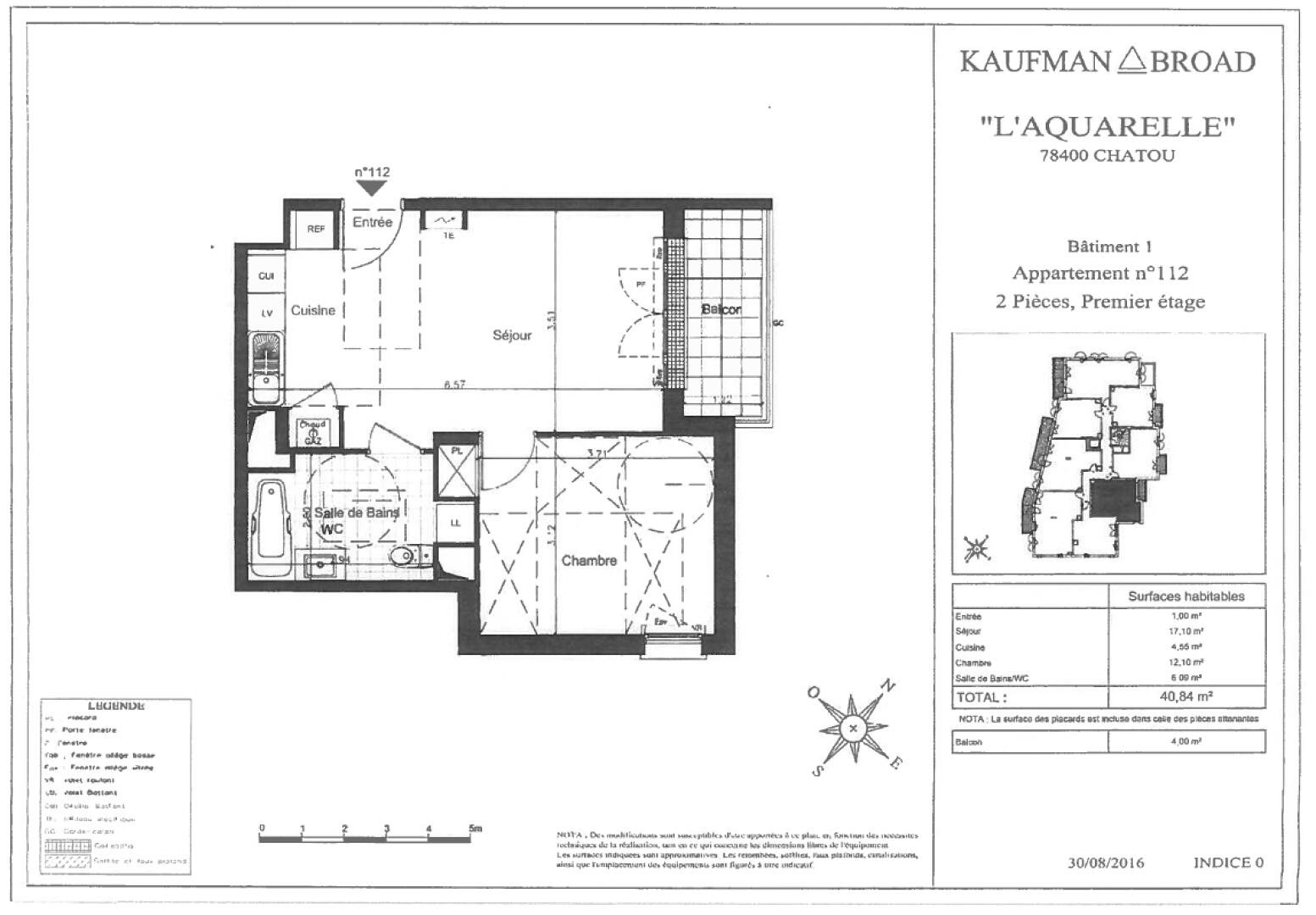 Appartement à louer, 40m², Chatou