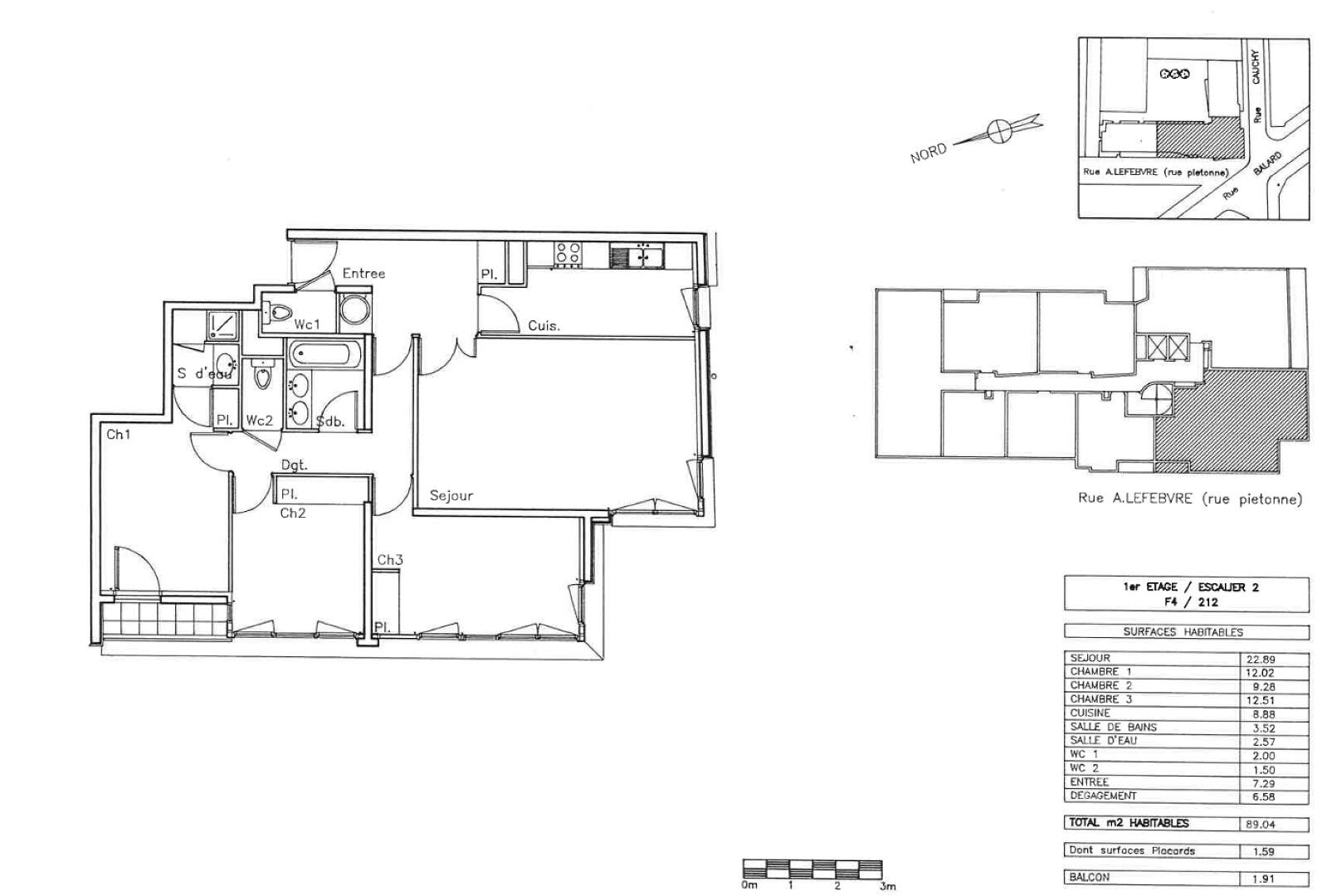 Appartement à louer, 89m², Paris 15ème
