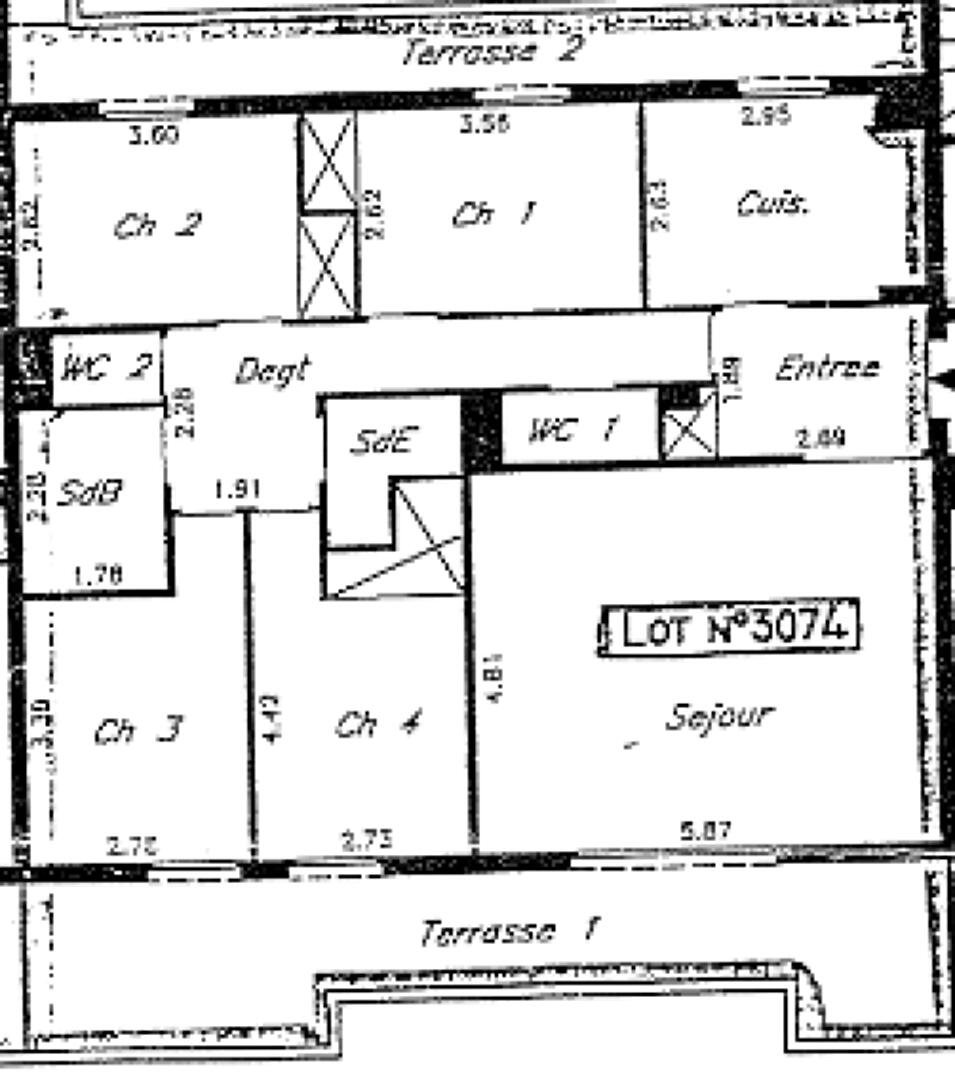 Appartement à louer, 103m², Meudon
