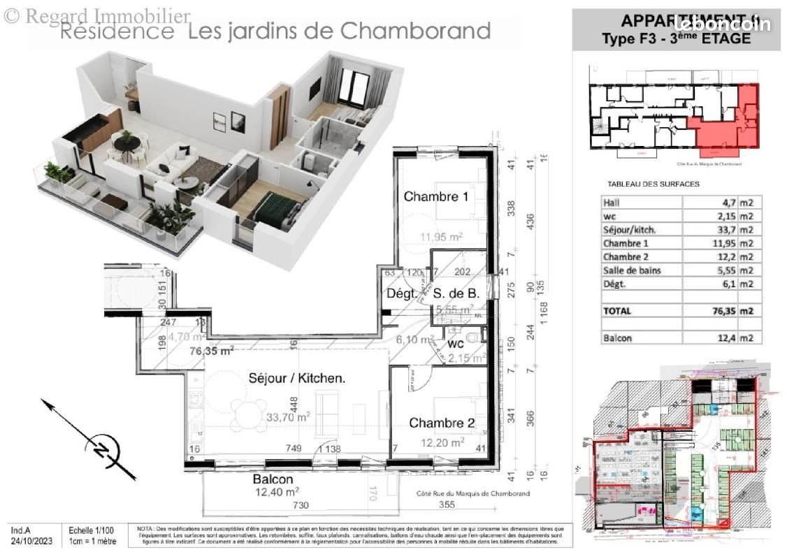Appartement à vendre, 76m², Sarreguemines