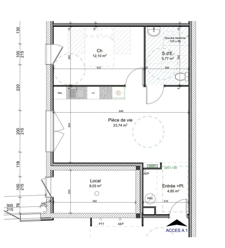 Appartement à vendre, 46m², Redon