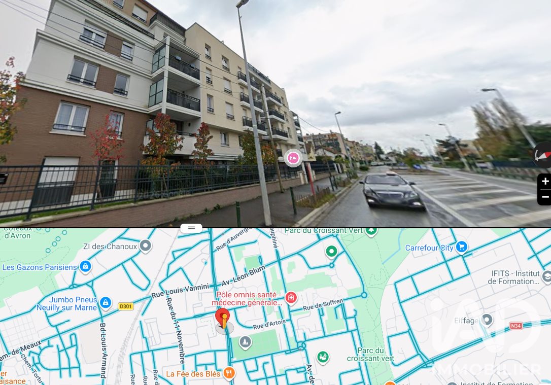 Appartement à vendre, 39m², Neuilly-sur-Marne