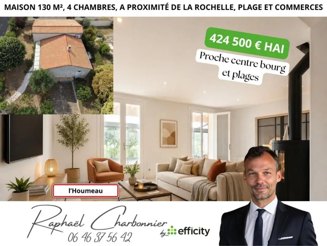 Maison à vendre, 130m², L'Houmeau