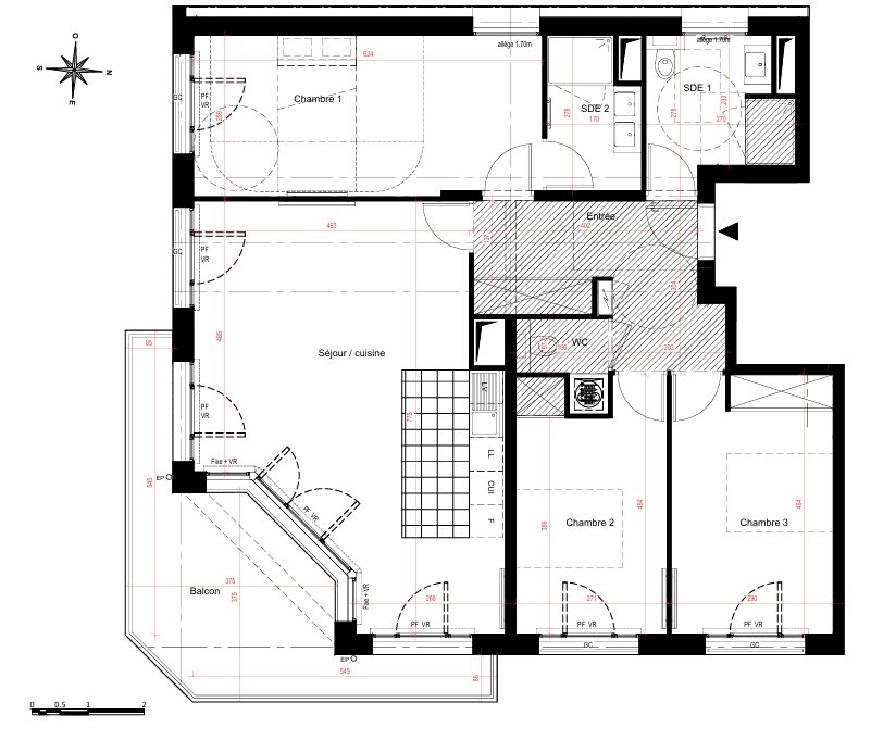 Appartement à vendre, 100m², Saint-Cloud