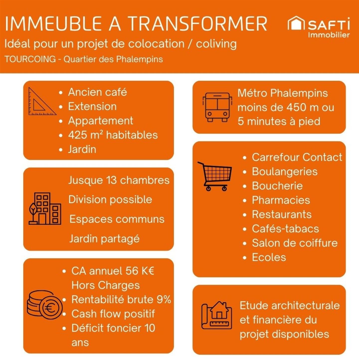 Maison à vendre, 425m², Tourcoing
